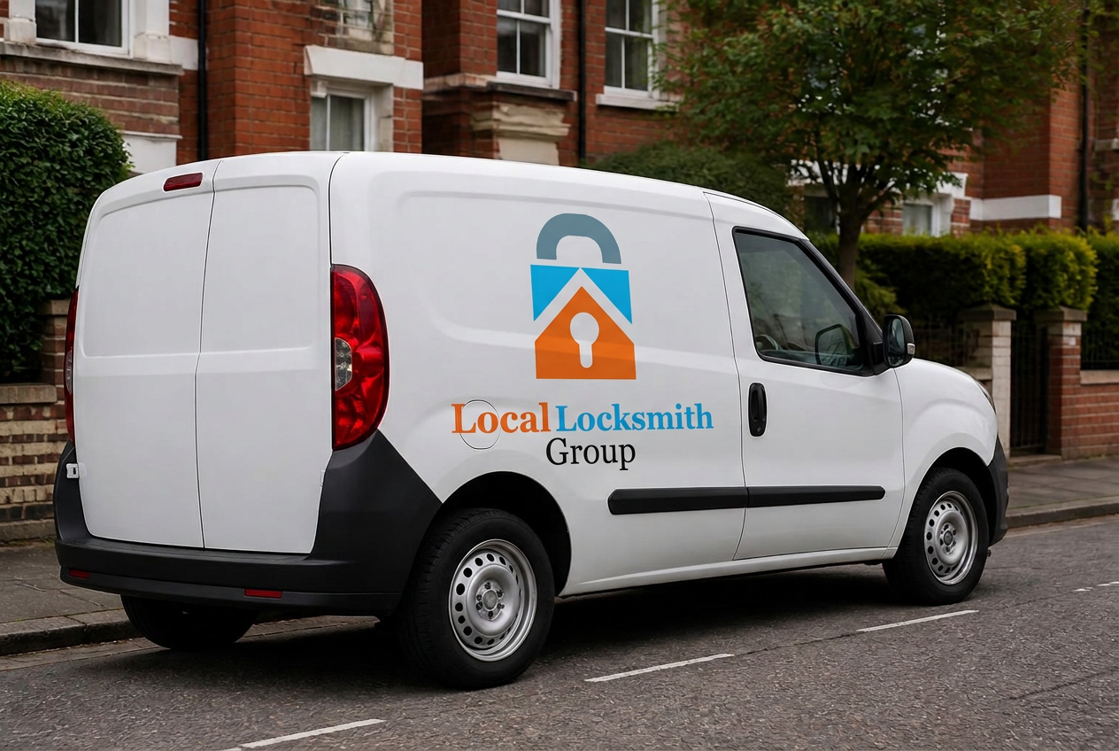 Local Locksmith Group service van in the local area
